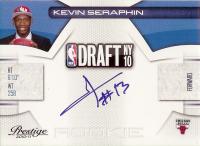 2010-11 Panini Prestige NBA Draft Class Signatures #17 sur 299ex Kevin Seraphin